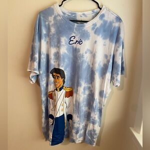 Disney Princess ‘Eric’ graphic short sleeve tie-dye tee- XL